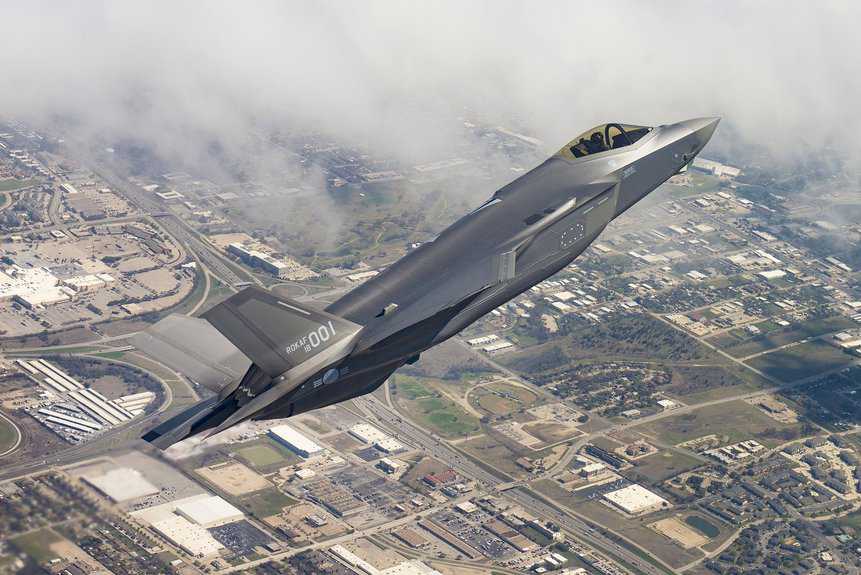 Caça stealth F-35A Lightning II da Força Aérea da Coreia do Sul (ROKAF). Foto: Lockheed Martin.