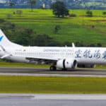 Boeing 737 MAX GOL Confins pinturea peculiar Donghai Airlines
