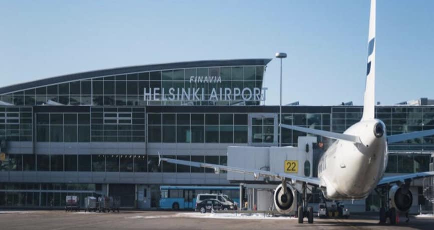 De luchthaven van Helsinki. Afbeelding: Finavia.