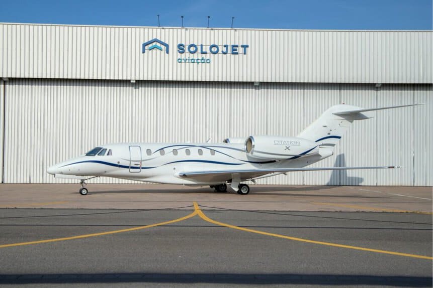 Solojet Citation X ANAC deelt vliegtuigen