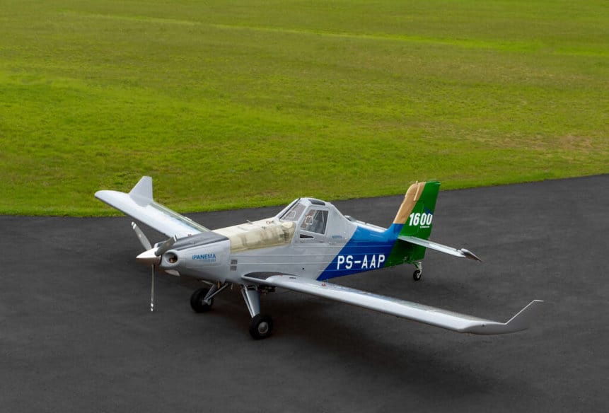 Aviation agricole. Ipanema 1.600 XNUMX. Image : Embraer