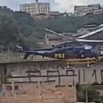 Helicóptero AW119 Koala da Polícia Rodoviária Federal fez pouso forçado em avenida da Zona Oeste de Belo Horizonte.