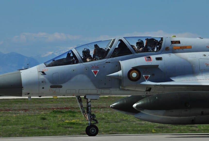 Caça Dassault Mirage 2000-5 do Catar.