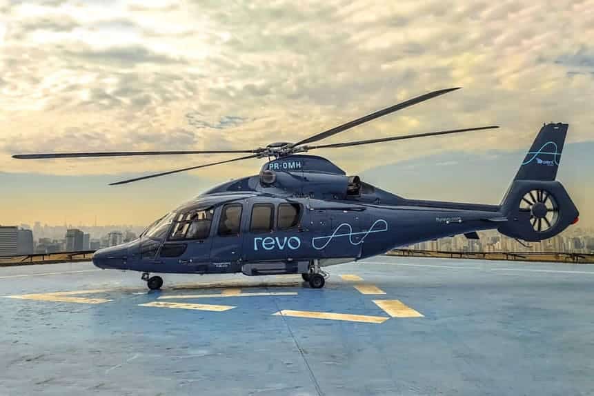 Revo Helicóptero voos Faria Lima Aeroporto de Guarulhos