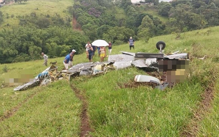 Avião queda Minas Gerais Itapeva turboprop Piper PA46