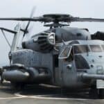 Helicóptero CH-53E Super Stallion do Corpo de Fuzileiros Navais dos Estados Unidos. Foto via Seaforeces.org.