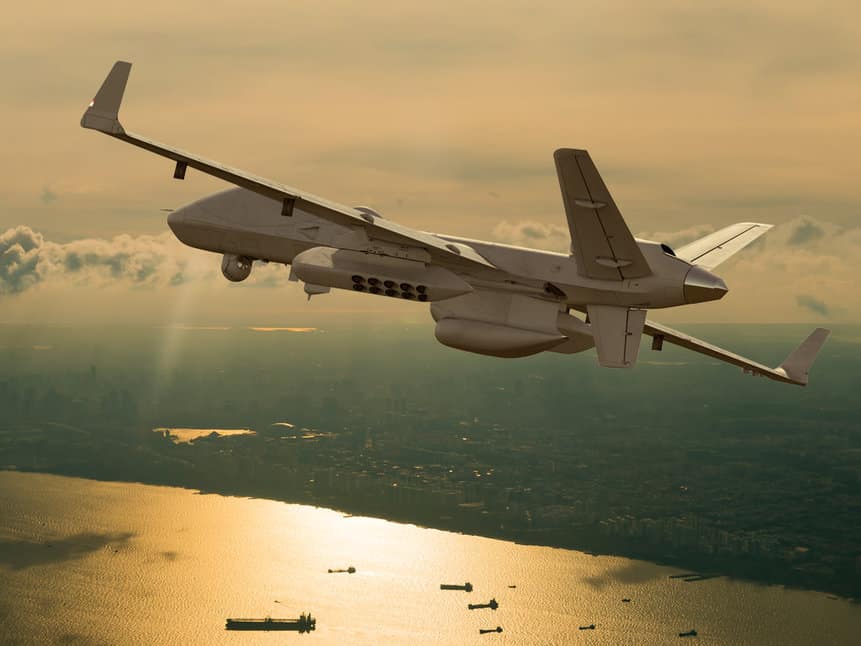 Índia deve receber 15 drones MQ-9B SeaGuardian. Foto: GA-ASI.