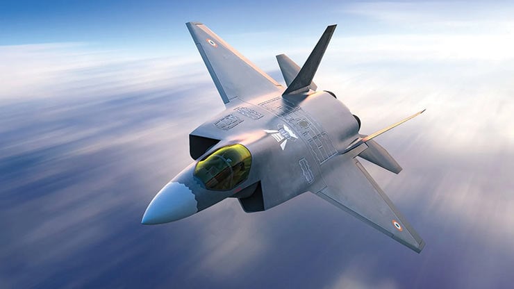 AMCA will be India's first 5th generation fighter aircraft. Image via raksha-anirveda