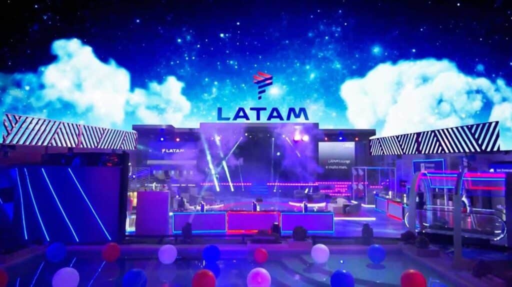 LATAM escala Ivete Sangalo para a sua segunda festa no BBB 24. Imagem: LATAM