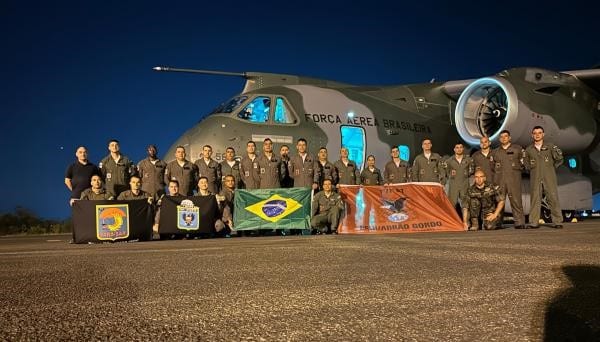FAB's Gordo, Zeus and PARA-SAR squadrons participated in the US Air Force's Storm Flag exercise. Photo: Zeus Squadron/FAB/Disclosure.