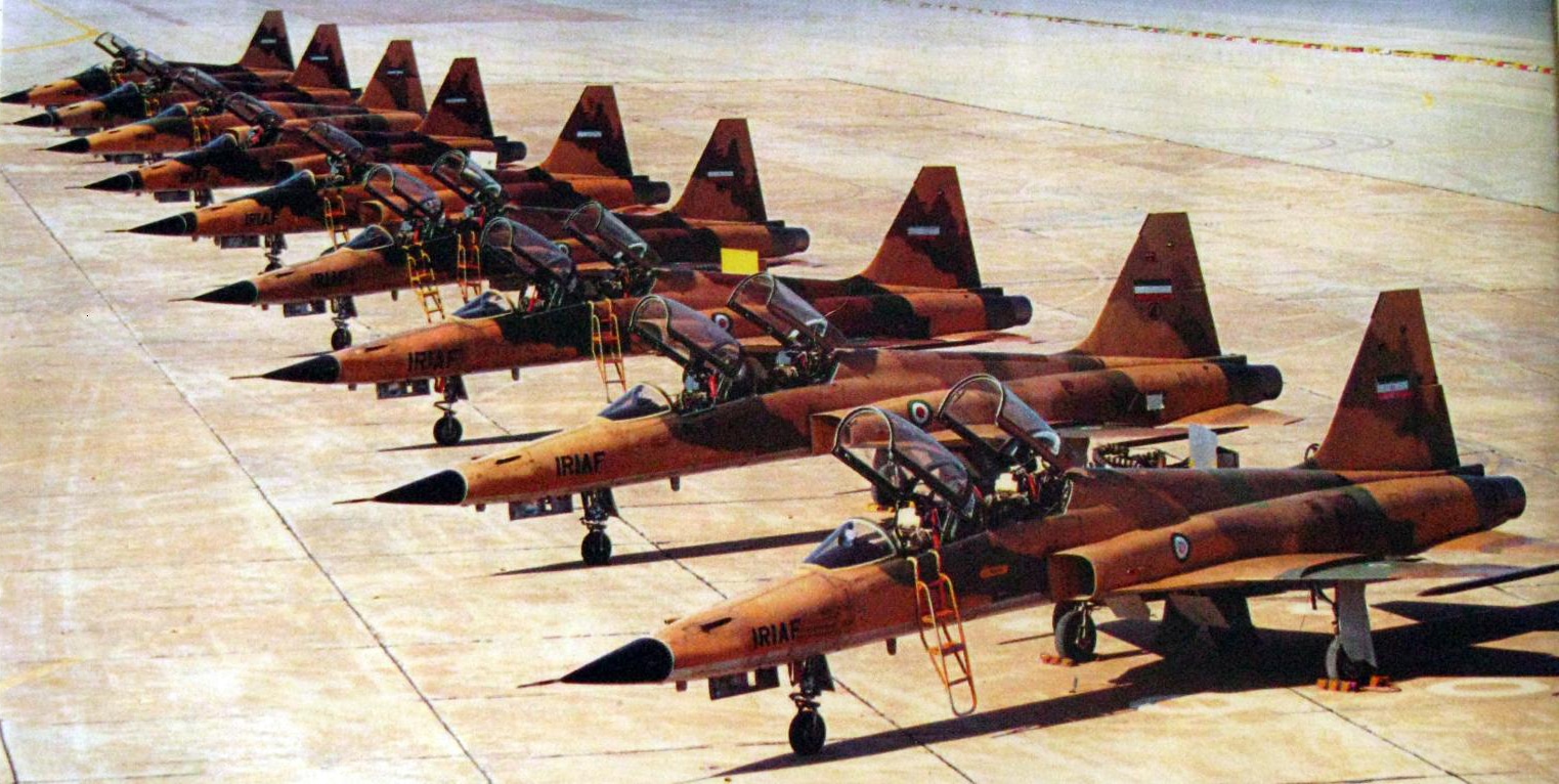 Força Aérea do Irã teve uma das maiores frotas de F-5 no mundo, com aproximadamente 300 aviões. Foto via Wikimedia.