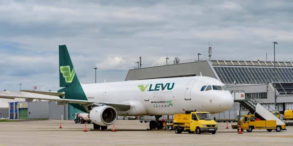 Website der Flotte von Levu Air Cargo, Fluggesellschaft Brasilien