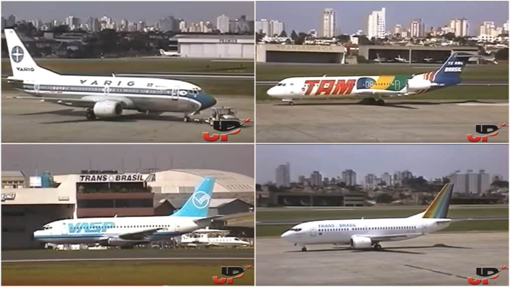 1990 世纪 XNUMX 年代以来的巴西商业航空 JustPlanes São Paulo