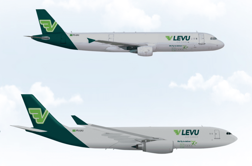Site de la flotte Levu Air Cargo compagnie aérienne Brésil
