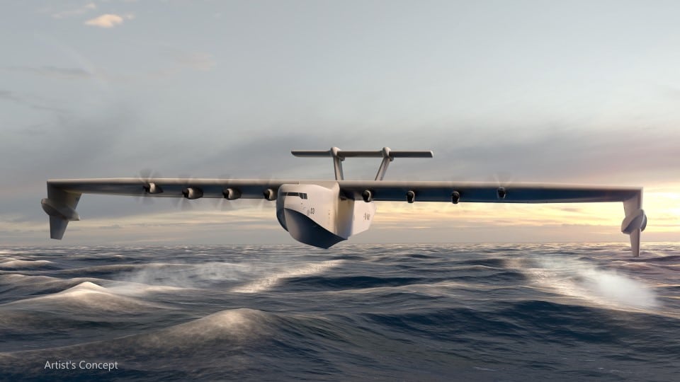 New US military seaplane, Project Liberty Lifter will be operated by Aurora Flight Sciences.