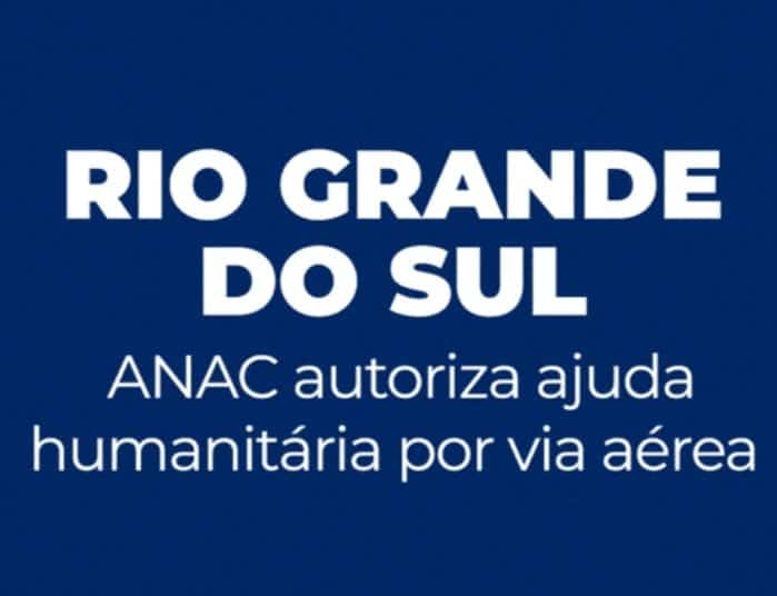 Aide humanitaire ANAC Rio Grande do Su