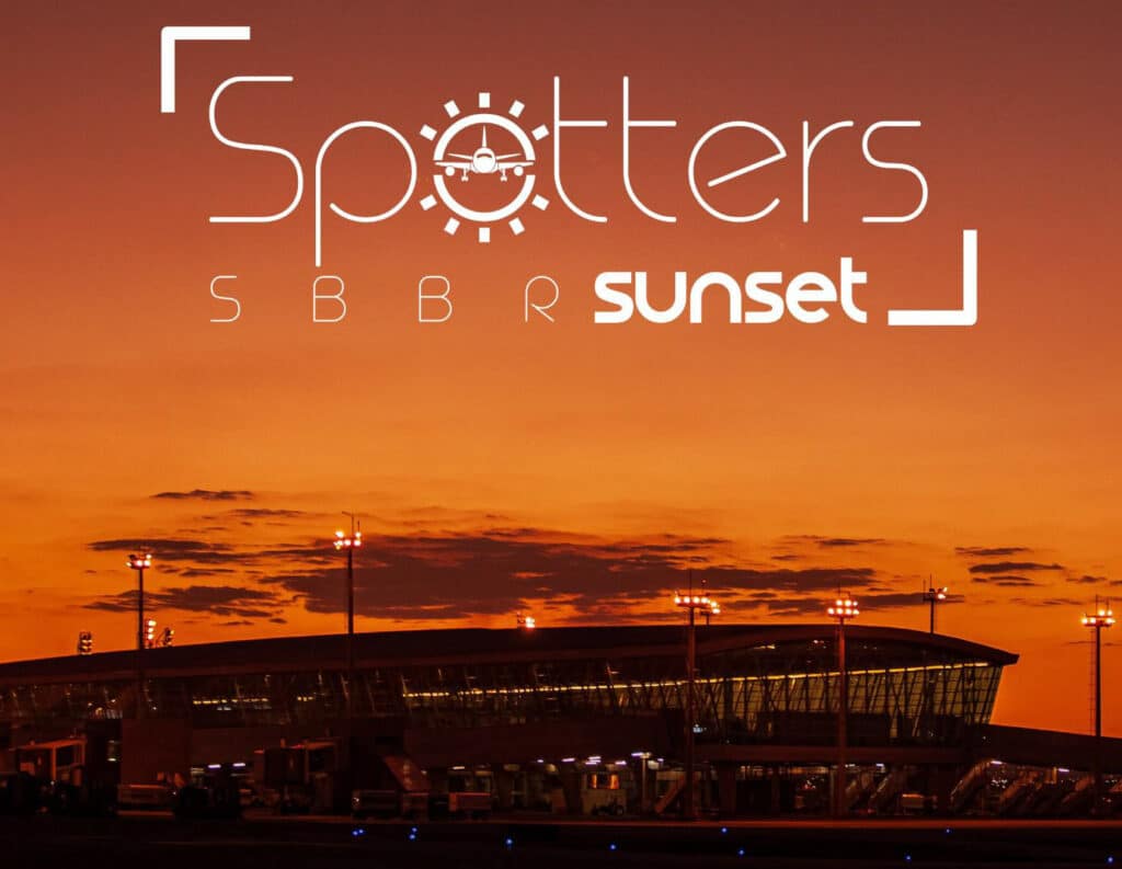 Aeroporto de Brasília Sunset Spotter Day evento fotografia