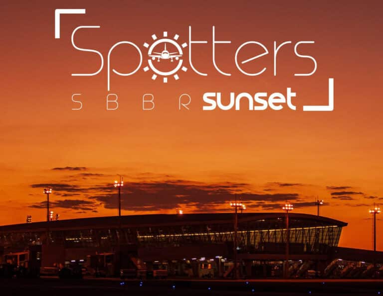 Aeroporto de Brasília Sunset Spotter Day evento fotografia