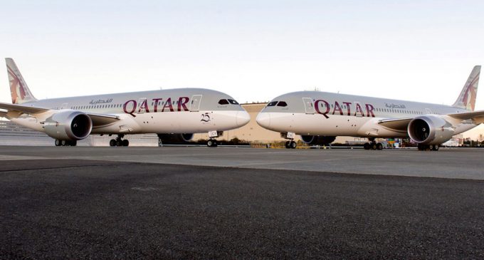 写真 - カタール航空初のボーイング787-9がまもなく納入予定