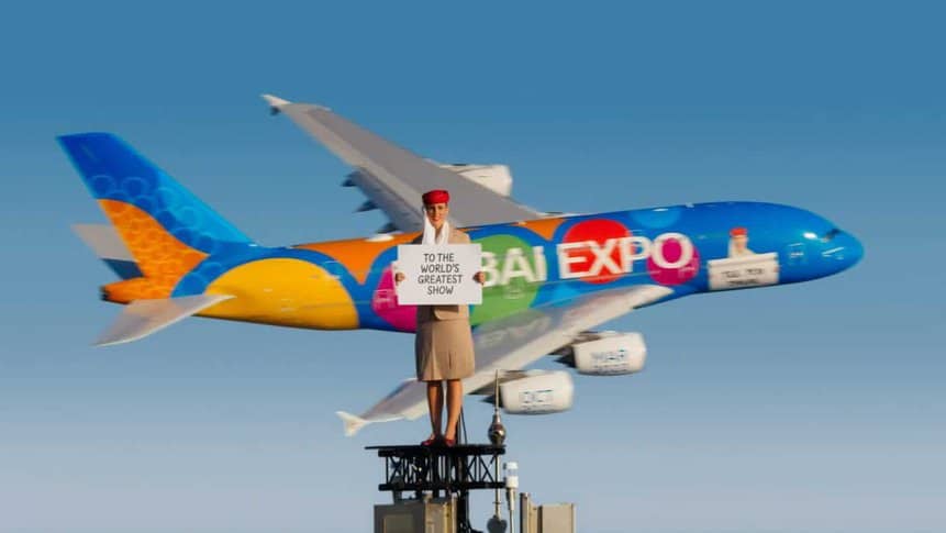 Emirates faz comercial impressionante envolvendo Airbus A380 e