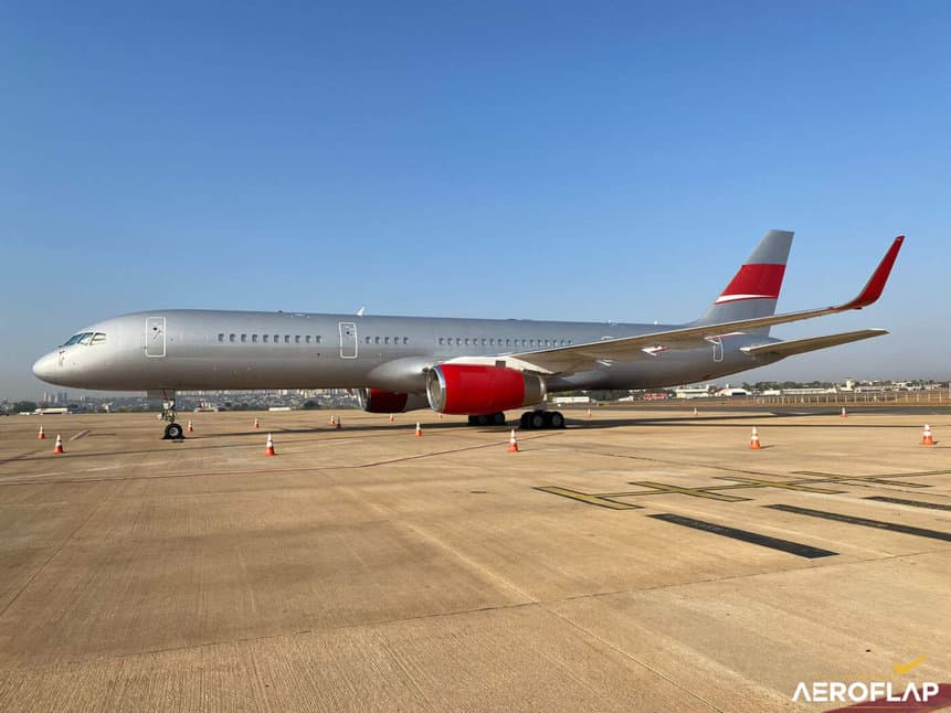 Check out exclusive images of the Boeing 757 in Goiânia that